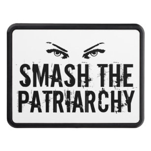 Smash the Patriarchy Cool Feminist Hitch Cover