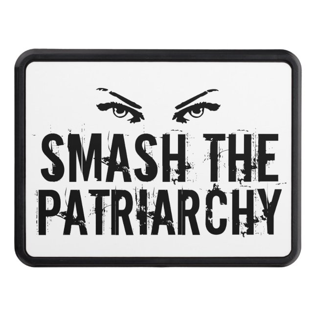 Smash the Patriarchy Cool Feminist Hitch Cover (Front)