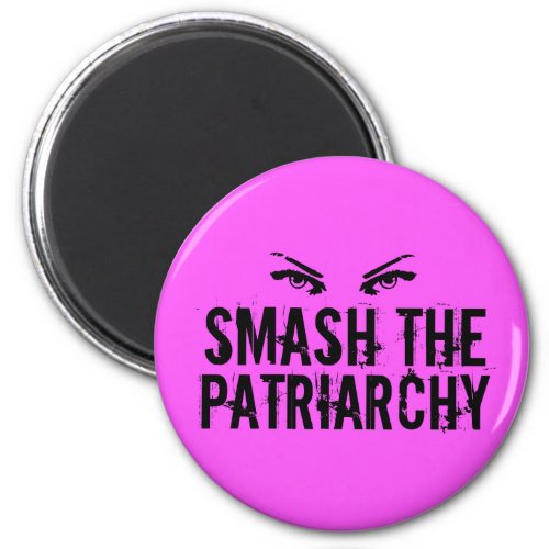 Smash the Patriarchy Feminist Magnet