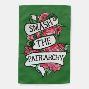 Smash the Patriarchy Garden Flag
