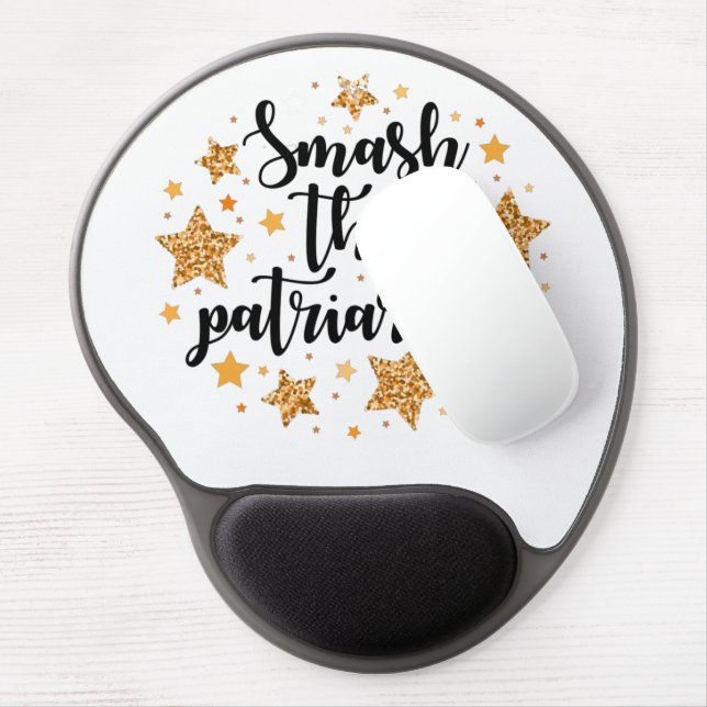 Smash The Patriarchy! Gel Mouse Pad (Left Side)