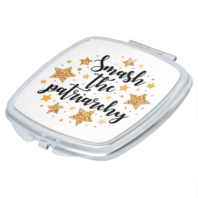 Smash The Patriarchy! Mirror Compact (Turned)