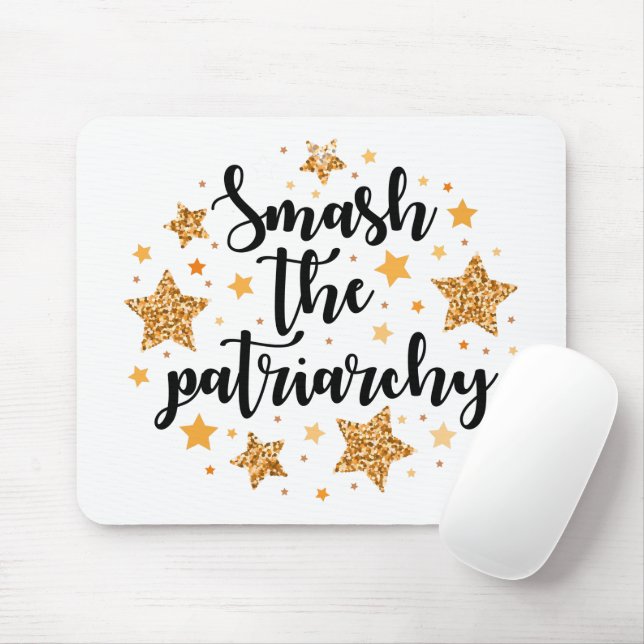 Smash The Patriarchy! Mouse Pad (With Mouse)