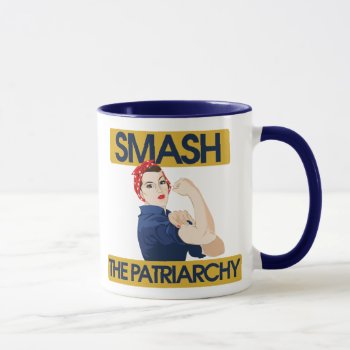 Smash The Patriarchy Mug by Vintage_Bubb at Zazzle