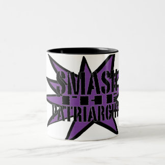 Smash the patriarchy Two-Tone coffee mug