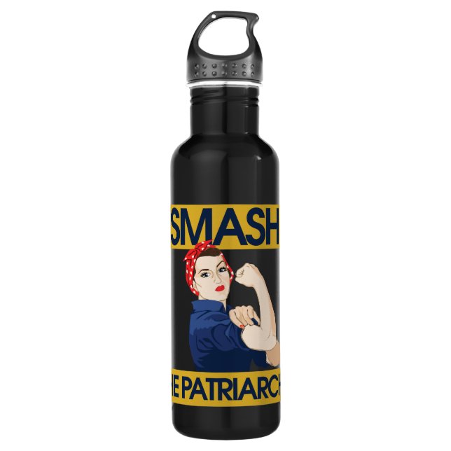 Smash the Patriarchy Water Bottle (Front)