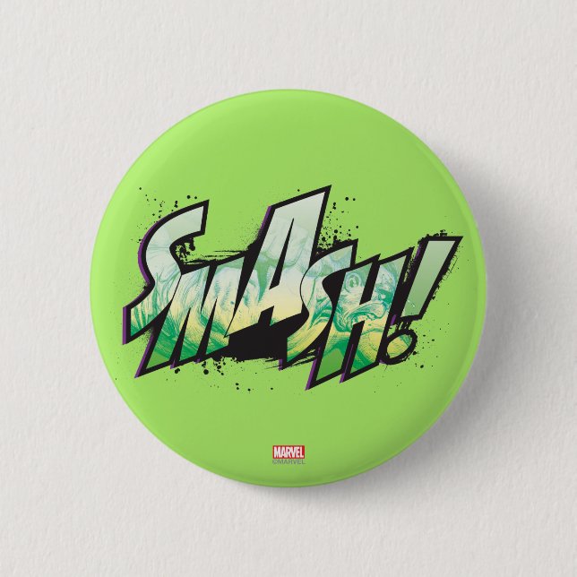SMASH! Word Graphic Button (Front)