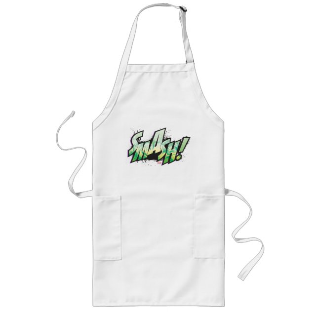 SMASH! Word Graphic Long Apron (Front)