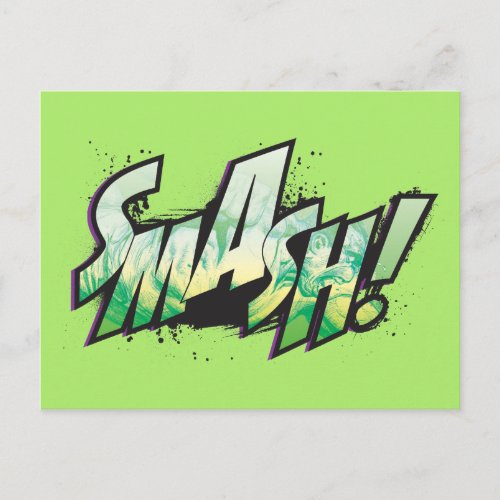SMASH Word Graphic Postcard