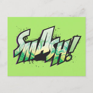 SMASH! Word Graphic Postcard