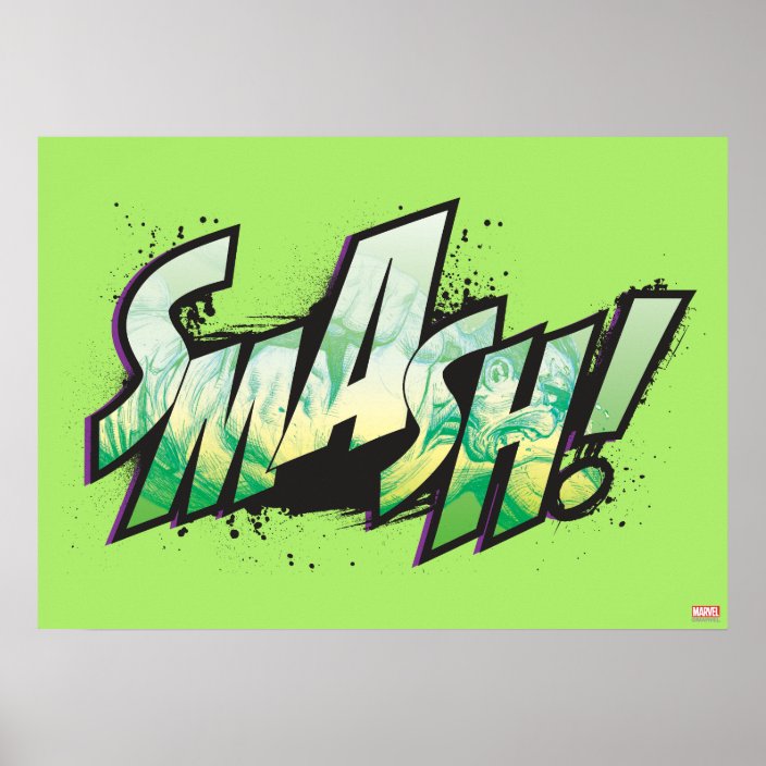 smash-word-graphic-poster-zazzle