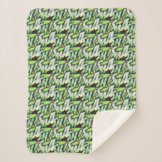 SMASH! Word Graphic Sherpa Blanket (Front)