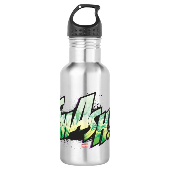 SMASH! Word Graphic Water Bottle (Front)