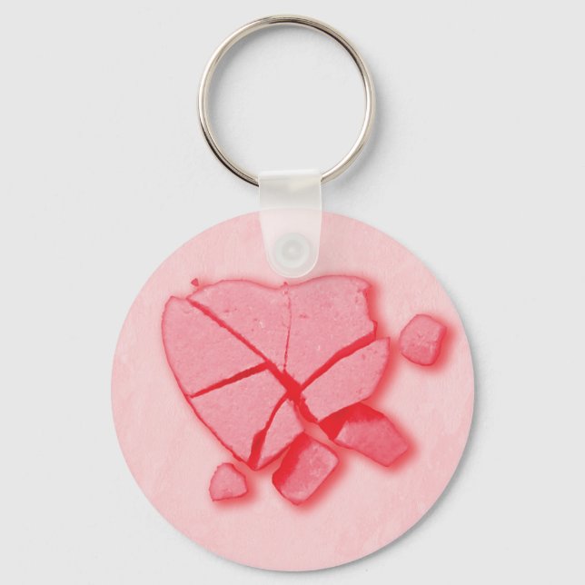 Smashed Candy Heart Keychain (Front)