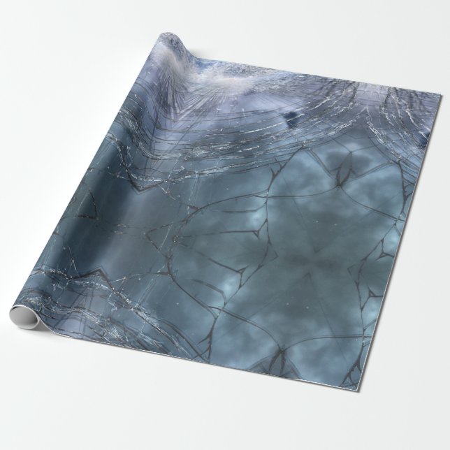 Smashed glass wrapping paper (Unrolled)