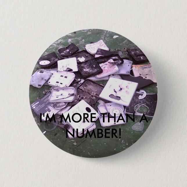 smashedscales, I'M MORE THAN A NUMBER! Button (Front)