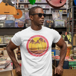 Smathers Beach Key West Florida Vintage Sunset T-Shirt