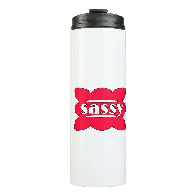 Smattering Of Lettering Collection Thermal Tumbler (Front)