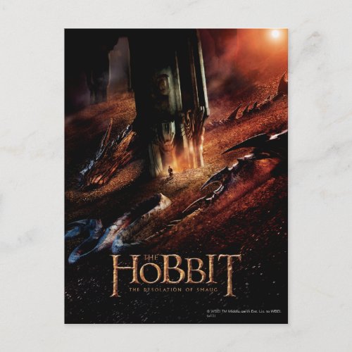 SMAUG Encircles BILBO BAGGINS Postcard