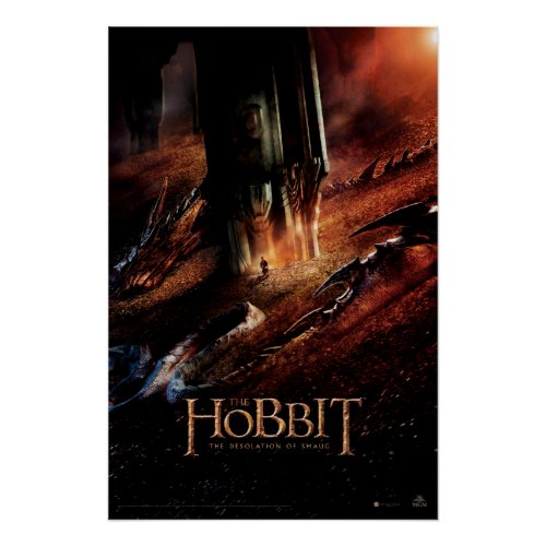 SMAUG Encircles BILBO BAGGINS Poster