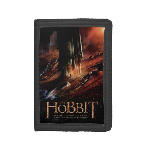 SMAUG Encircles BILBO BAGGINS Tri_fold Wallet