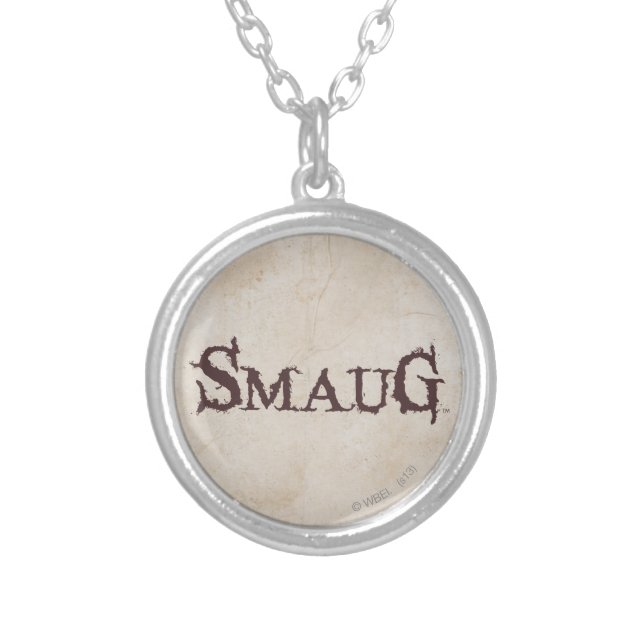 SMAUG™ Name Silver Plated Necklace (Front)