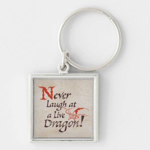 SMAUG _ Never Laugh At A Live Dragon Keychain