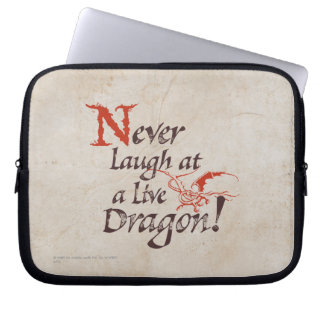 SMAUG™ - Never Laugh At A Live Dragon Laptop Sleeve