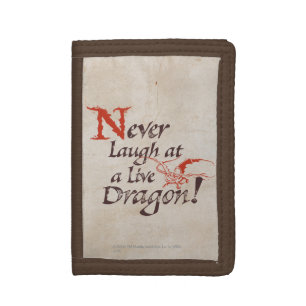 SMAUG™ - Never Laugh At A Live Dragon Tri-fold Wallet