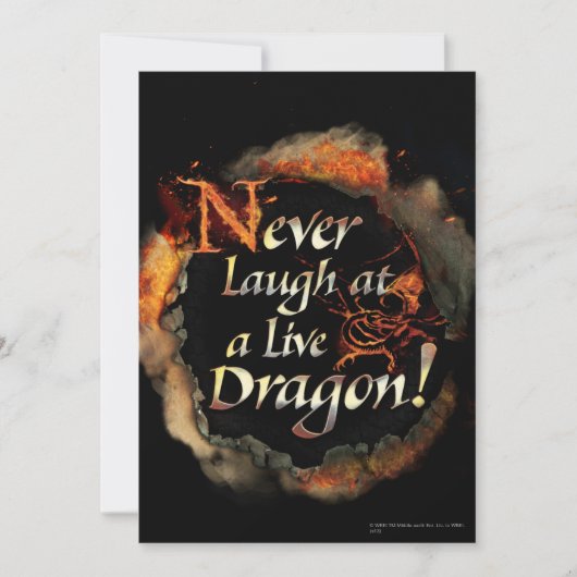 SMAUG™ - Never Laugh Logo Graphic (Front)