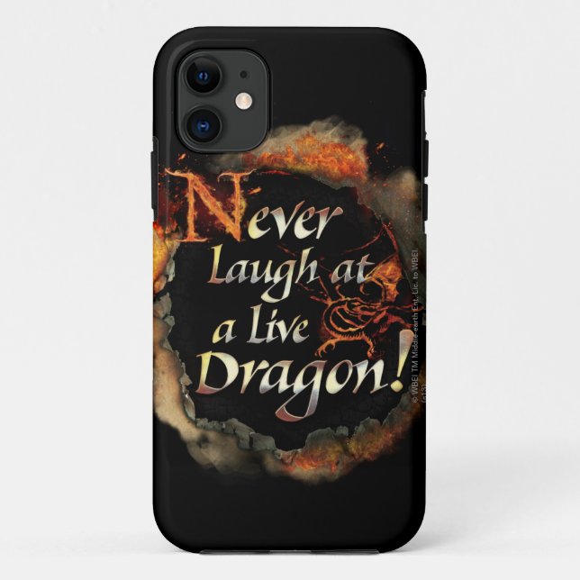 SMAUG™ - Never Laugh Logo Graphic Case-Mate iPhone Case (Back)