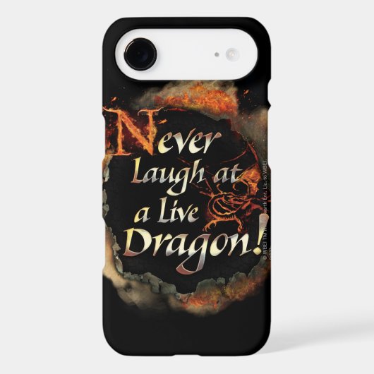 SMAUG™ - Never Laugh Logo Graphic iPod Touch (5th Generation) Case (Back)