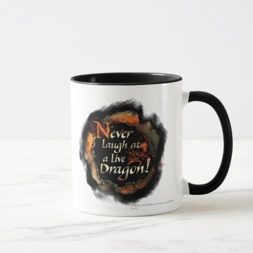 SMAUG _ Never Laugh Logo Graphic Mug