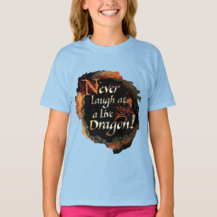 SMAUG™ - Never Laugh Logo Graphic T-Shirt