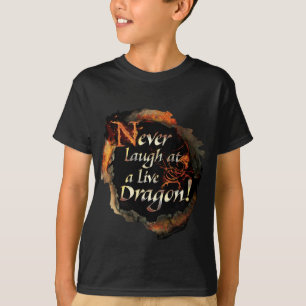 SMAUG™ - Never Laugh Logo Graphic T-Shirt