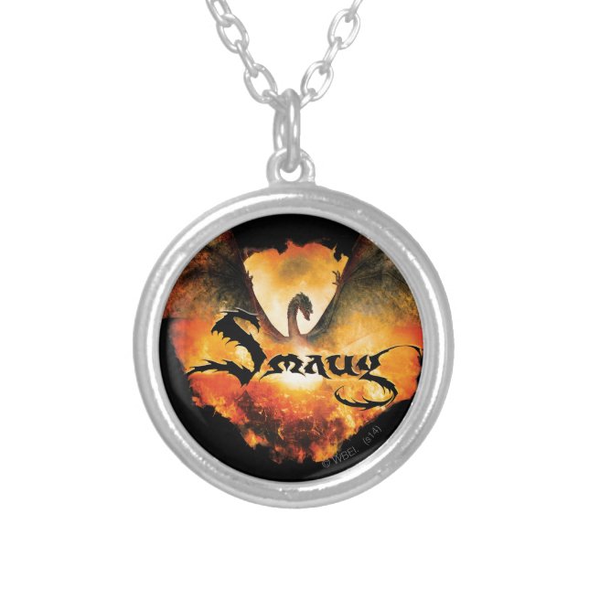 SMAUG™ Over Laketown Silver Plated Necklace (Front)