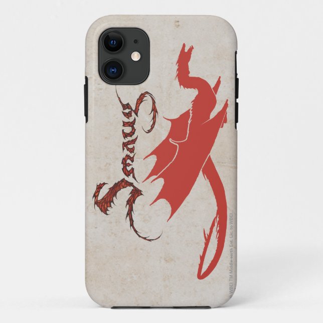 SMAUG™ Silhouette & Name Case-Mate iPhone Case (Back)