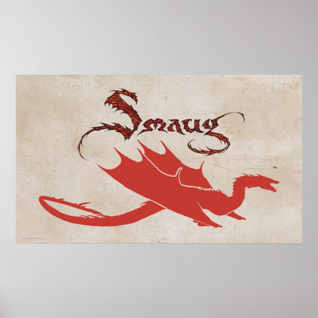 SMAUG™ Silhouette & Name Poster (Front)
