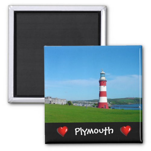 Smeatons Tower Plymouth Hoe Magnet