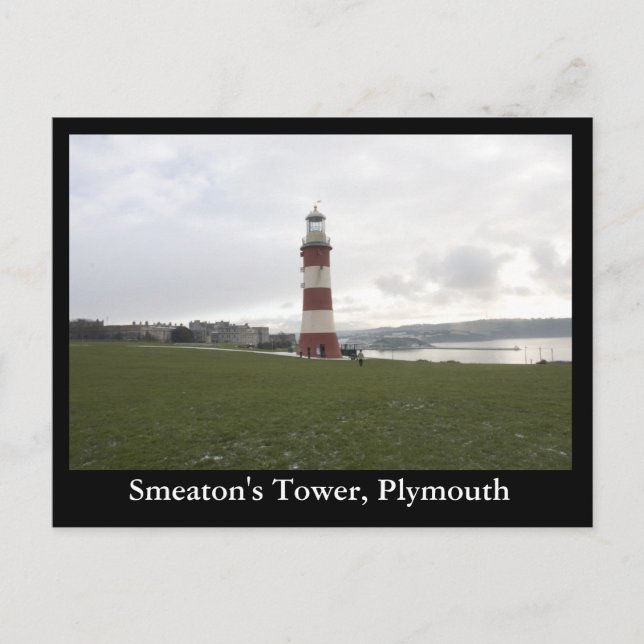 Smeaton's Tower, Plymouth Postcard (Front)