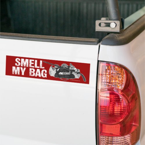 Smell My Bag Hockey Stench Bumper Sticker
