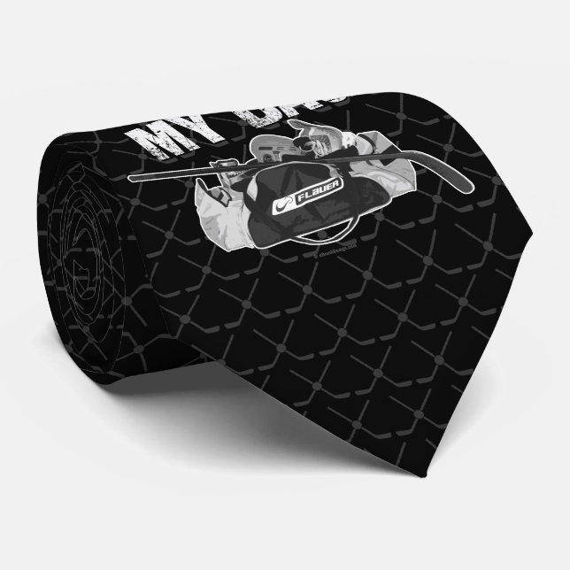 Smell My Bag (Hockey Stench) Tie (Rolled)