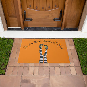 Smell My Feet Halloween Doormat