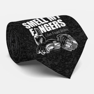 Smell My Fingers (hockey) Tie