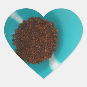 Smell of Coffee Heart Sticker