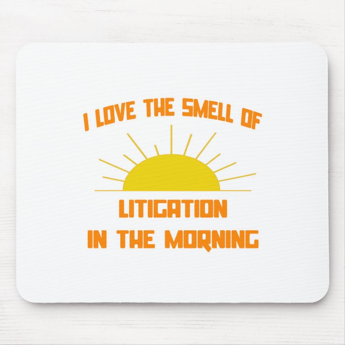 Smell of Litigation in the Morning Mousepads