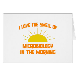 Smell of Microbiology in the Morning Cards