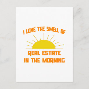 Smell of Real Estate in the Morning Postcard