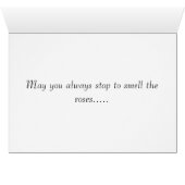 Smell the Roses Card (Inside Horizontal (Bottom))