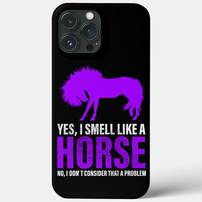 Smelling Like A Horse is No Problem  Case-Mate iPhone Case (Back)